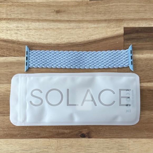 Solace Accessories - SOLACE Braided Apple Watch Band in Light Blue